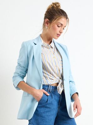 Imagen 2 del producto Blazer Liso Celeste