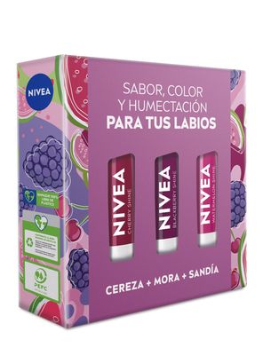 Imagen 2 del producto NIVEA Pack Tripack Bálsamo Labial