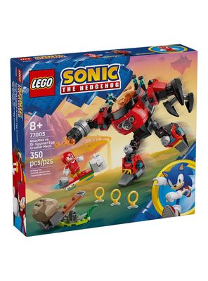Lego Knuckles Vs Meca Egg Crusher del Dr. Eggman Sonic