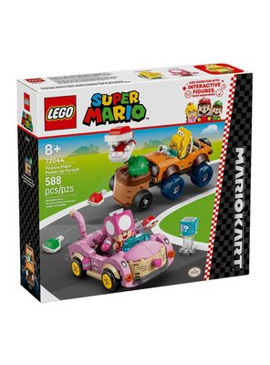 Lego Mario Kart Persecución con Potenciador Planta Piraña