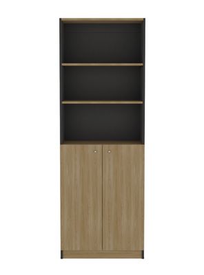 Estante 2 Puertas Home E4 180.6x62.8x31.4 cm Wengue y Fresno