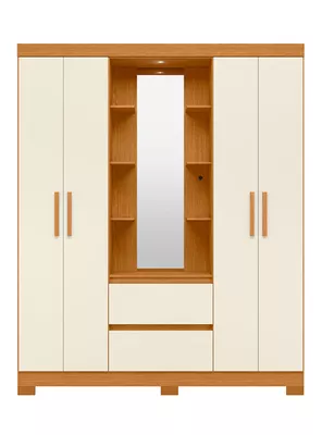 Clóset Olímpia 4 Puertas con 2 Cajones