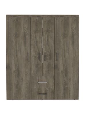 Clóset Bariloche Eco Bellota Blanco 4 Puertas + 2 Cajones