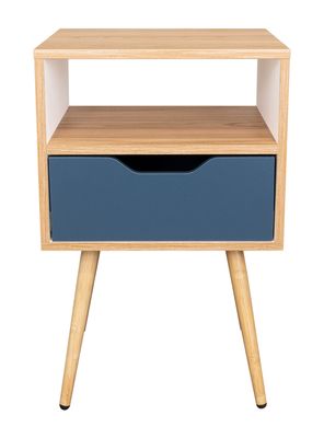 Velador 1 Cajón Otom Fresno Kronos