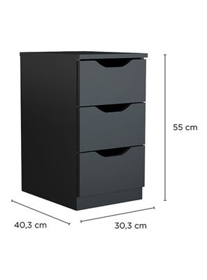 Imagen 2 del producto Velador Americano 3 Cajones