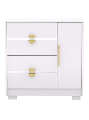 Cómoda Bella 1 Puerta + 4 Cajones