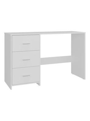 Escritorio 3 Cajones Eco 76.1x120.8x42.5 cm Blanco