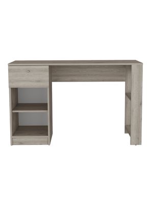 Escritorio 1 Cajon Home Ceniza 75.6x120.2x47.3 cm