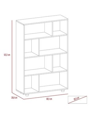 Imagen 2 del producto Biblioteca Indira 122.2x80.1x28.8 cm Rovere