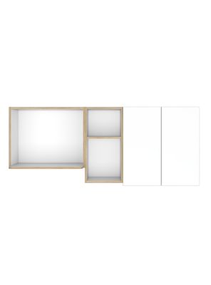 Mueble de Cocina Mural Corinto 62x150x34.5 cm Macadamia