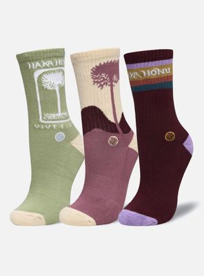 Calcetín Pack Medio Las Tres Puntas Multicolor