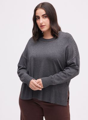 Imagen 1 del producto Sweater con Aplicación de Strass