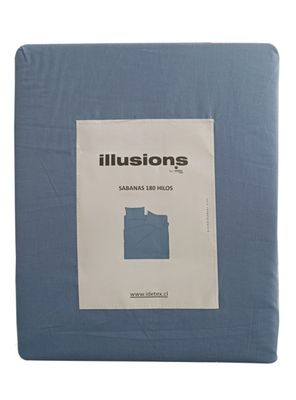 Imagen 2 del producto Sábana 1 Plaza 180 Hilos Element Blue