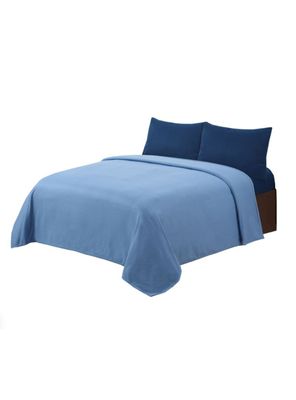 Sábana King Polar Azul