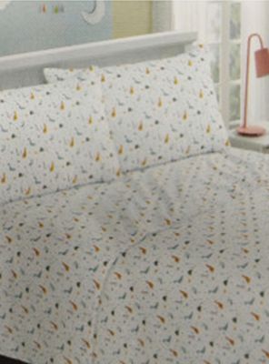 Imagen 1 del producto Sábana 1.5 Plazas 144 Hilos Dino