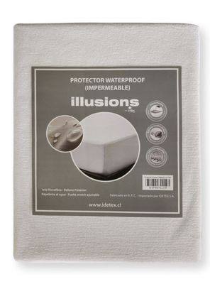 Cubrecolchón 2 Plazas Protector Waterproof