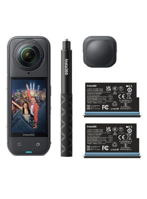 Imagen 2 del producto Cámara Deportiva Insta 360 X5 Starter Bundle Negro