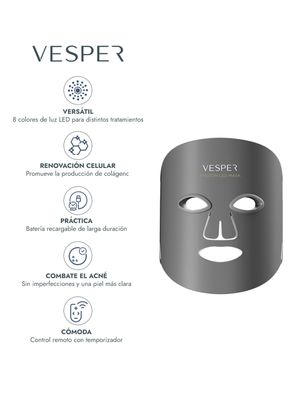 Imagen 2 del producto Máscara Facial LED Pro FV-019 Gris