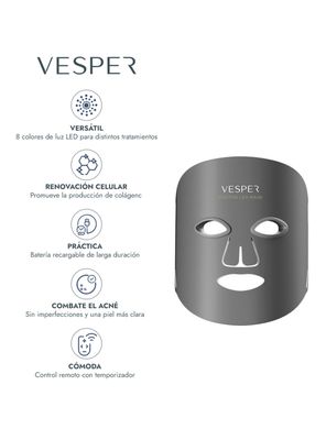 Imagen 2 del producto Máscara Facial LED Pro FV-019 Gris