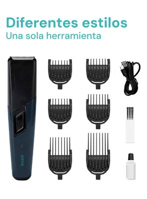 Imagen 2 del producto Recortadora de Barba Recargable BHR-014 Azul