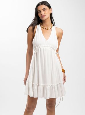 Imagen 1 del producto Vestido Corto Bambula Cuello V