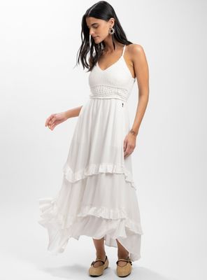 Imagen 1 del producto Vestido Largo Capri Blanco