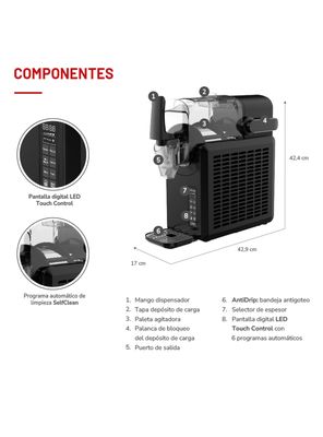 Imagen 2 del producto Máquina de Granizado Spin and Ice TH-SM26DN