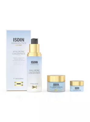 Set Isdinceutics Hyaluronic Concentrate 30 ml + Esenciales Hidratación
