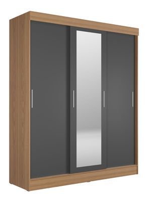Clóset Mallorca 3 Puertas Gris
