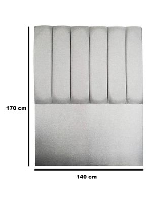 Imagen 2 del producto Respaldo de Cama Forest Gris 2 Plazas