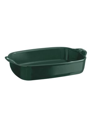 Ultime Fuente Horno Verde Cerámica Oscuro 36.5x23.5 cm