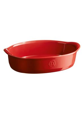 Ultime Fuente Horno Oval Rojo Cerámica 27x17.5 cm