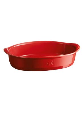 Ultime Fuente Horno Oval Rojo Cerámica 15.36.5 cm