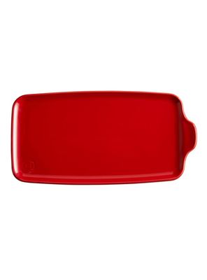 Imagen 2 del producto Bandeja Aperitivo - Grande Rojo Cerámica 16 x 31.5 cm