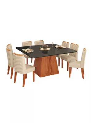 Juego de Comedor Italia Julia 136 + 8 Sillas