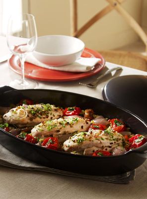 Imagen 2 del producto Papillote Horno Para Asar Pescado Gris Oscuro 25 x 42 cm