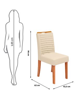 Imagen 2 del producto Juego de Comedor Italia Julia 170 + 6 Sillas