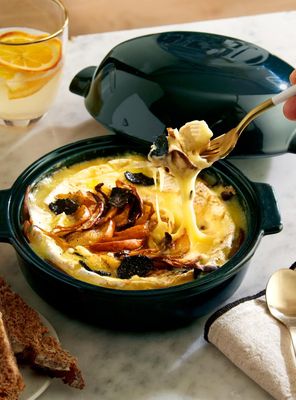 Imagen 2 del producto Fuente de Horno Cheese Baker Azul Cerámica 19.5x17.5 cm