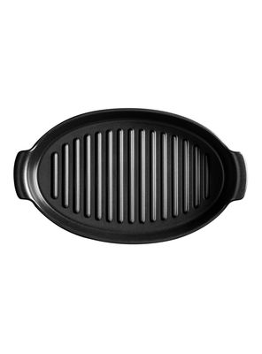 Imagen 2 del producto Fuente de Horno Bbq Fish Grill Negro Cerámica 25x42.5 cm