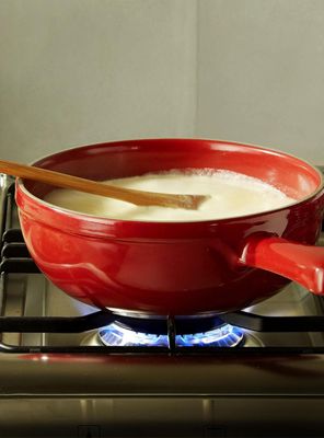 Imagen 2 del producto Fuente de Horno Fondue de Queso Gris Oscuro Cerámica 24.5 cm