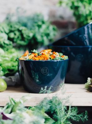 Imagen 2 del producto Ensaladera M Azul Cerámica 22x22 cm