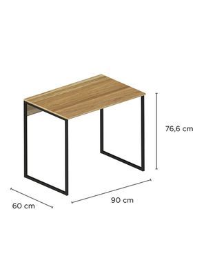 Imagen 2 del producto Escritorio  Urban Patas Metálicas Café 90 cm