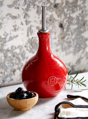 Imagen 2 del producto Vinagrera Rojo Cerámica 23.5x10 cm