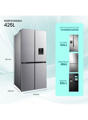 Imagen 2 del producto Refrigerador Side by Side No Frost 425 Litros RQ5P431NMDA Cross Door