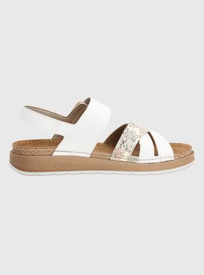 Sandalia Belana Mujer Blanca