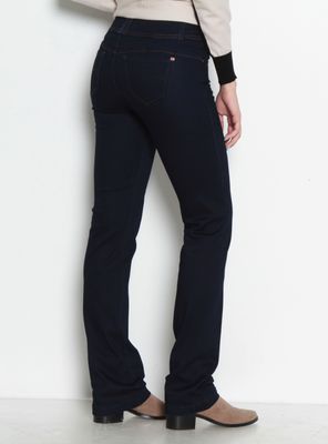 Imagen 2 del producto Jeans Recto Tiro Alto Tapetas Falsas Pretina Media