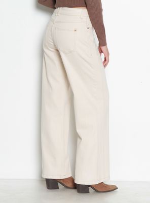 Imagen 2 del producto Jeans Wide Tiro Medio Pretina con un Botón