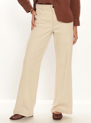 Jeans Recto Tiro Alto con Pretina Básica Jc3