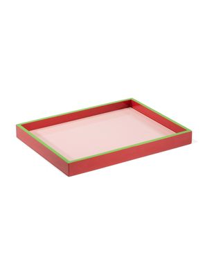 Imagen 2 del producto Bandeja Lacada Rosado S 25x19.5x2.5 cm