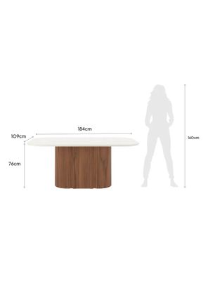 Imagen 2 del producto Juego de Comedor Kalina 1.8 + 6 Sillas Ella